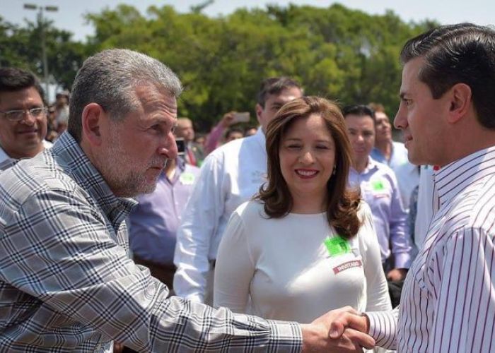 Benito Neme y Enrique Peña Nieto, una historia de compadrazgo en el sexenio.