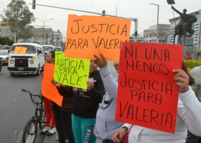 En Neza se realizaron protestas tras el asesinato de Valeria.