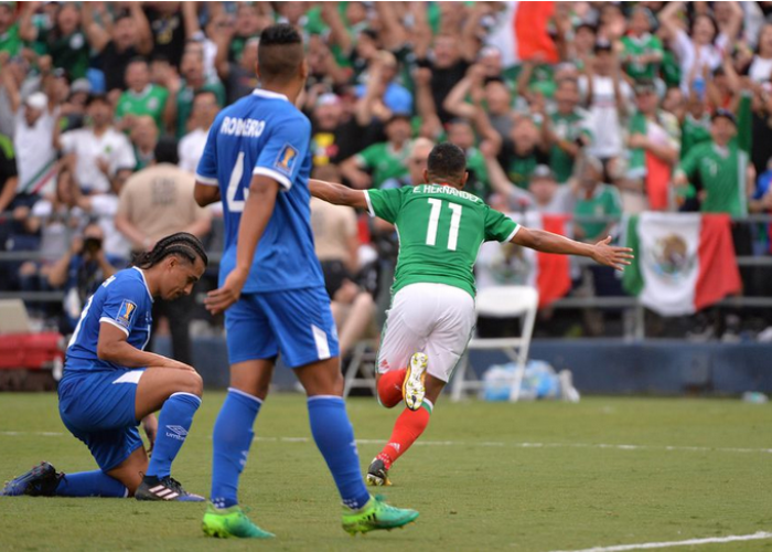 Resultado México vs El Salvador Copa Oro 2017 3-1.