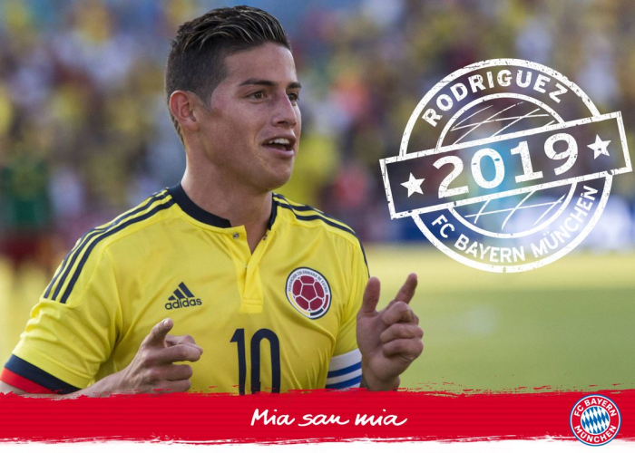 James Rodríguez, refuerzo de lujo para los bávaros.