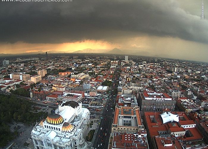 Continúan las lluvias en la CDMX.