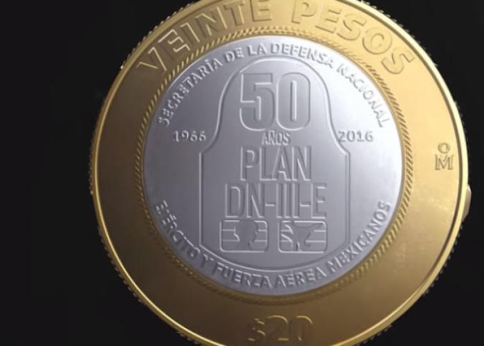 Conoce la nueva moneda conmemorativa de 20 pesos