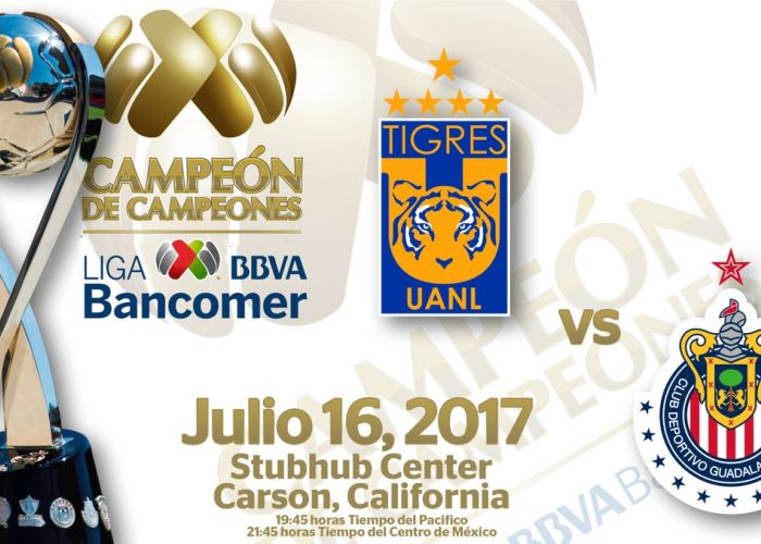Chivas y Tigres se disputan el campeón absoluto de la temporada 2016-17