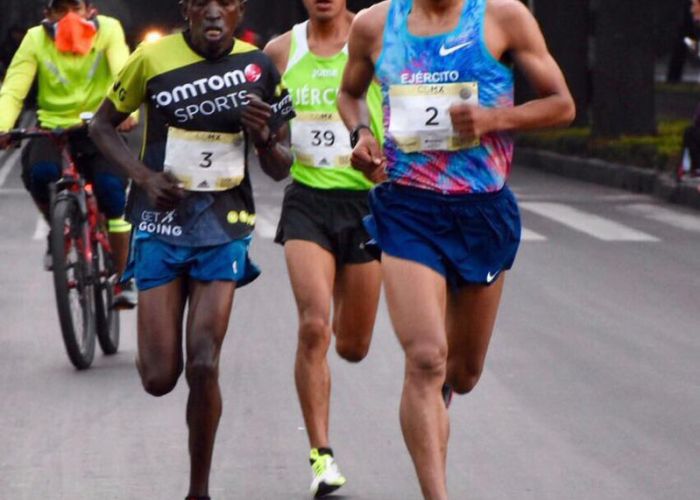 México obtuvo primer y tercer lugar en la rama varonil de la Media Maratón