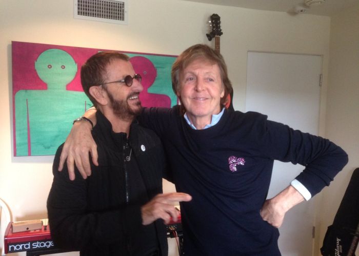 Paul y Ringo se unieron para grabar ‘We’re on the road again’
