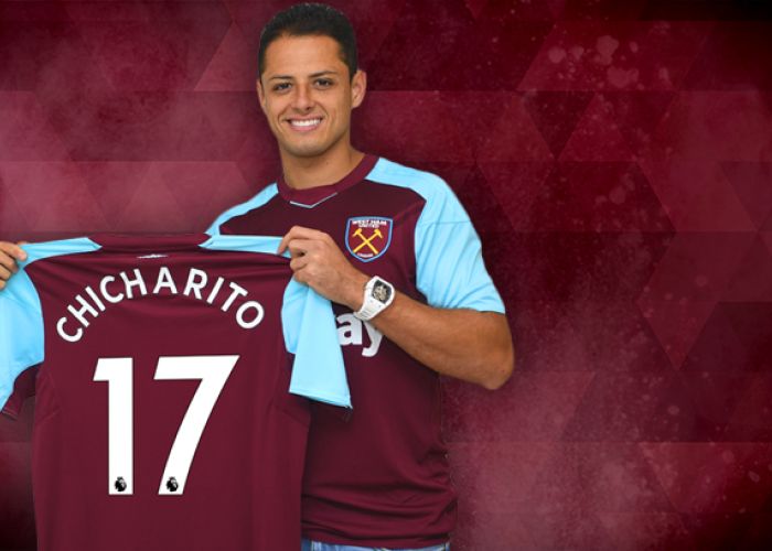 Javier Hernández utilizará el dorsal 17 con los Hammers