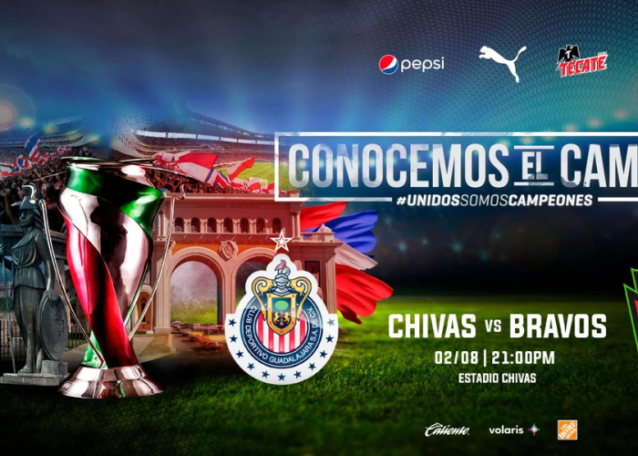 Chivas recibe a los Bravos de Juárez en la Jornada 2 de la Copa Mx
