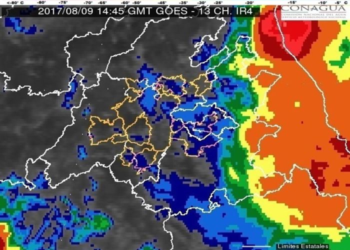 Las lluvias serán provocadas por la presencia de Franklin en el Golfo de México