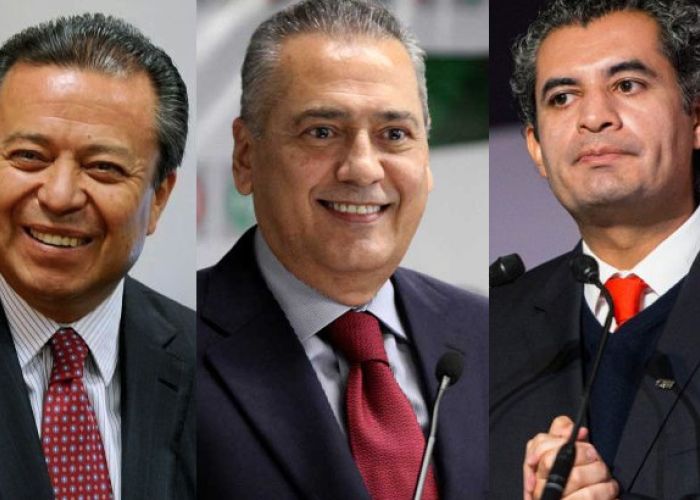 El PRI ha tenido tres dirigentes en el actual sexenio: César Camacho, Manlio Fabio Beltrones y Enrique Ochoa Reza.