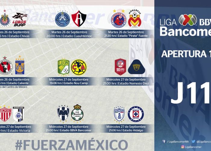 La Jornada 11 se desarrollará tras garantizar la seguridad de los estadios