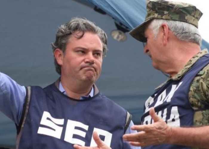 Cuando la Marina aseguró que Frida Sofía no existía Aurelio Nuño se retiró del colegio Enrique Rébsamen.