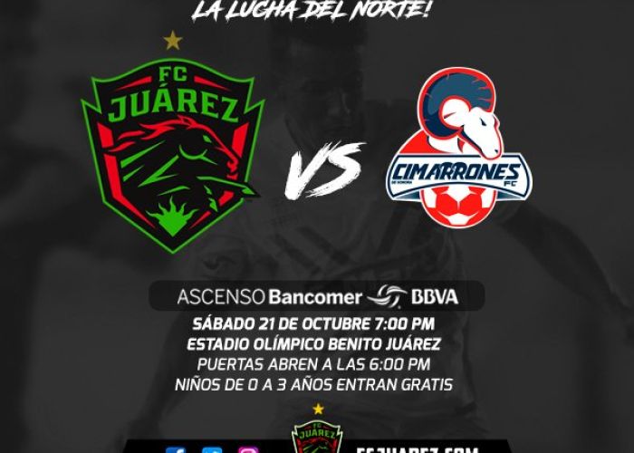 EN VIVO: Juárez y Cimarrones de Sonora 12 del Ascenso MX.