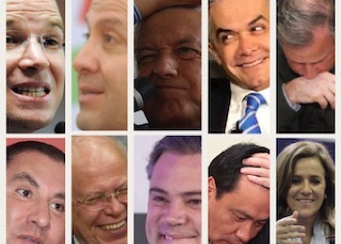 Muy probablemente alguno de estos personajes será el presidente de México el próximo año.