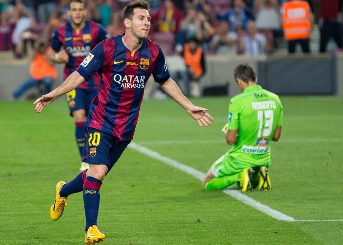 Barcelona en el Camp Nou. Foto: Messi/Wikimedia