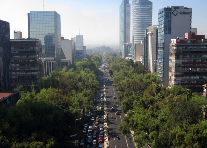 Hoy No Circula 28 de noviembre. Foto: Paseo de la Reforma/Wikimedia
