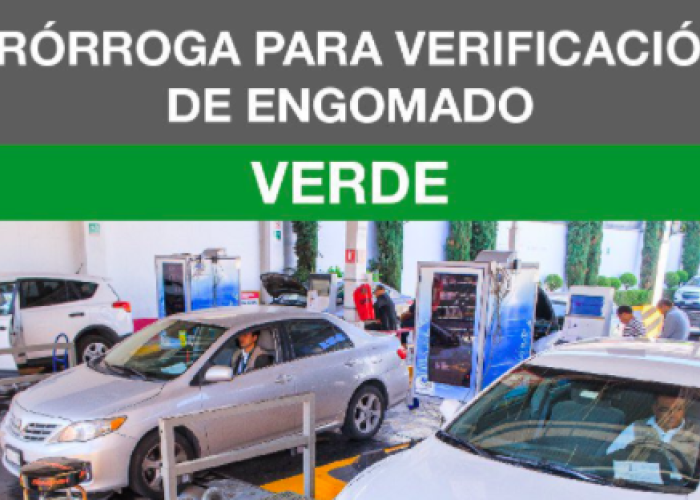 Verificentro engomado verde