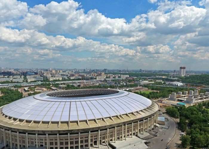 El estadio Luzhniki de Moscú será escenario de la inauguración y clausura de la Copa del Mundo 2018.
