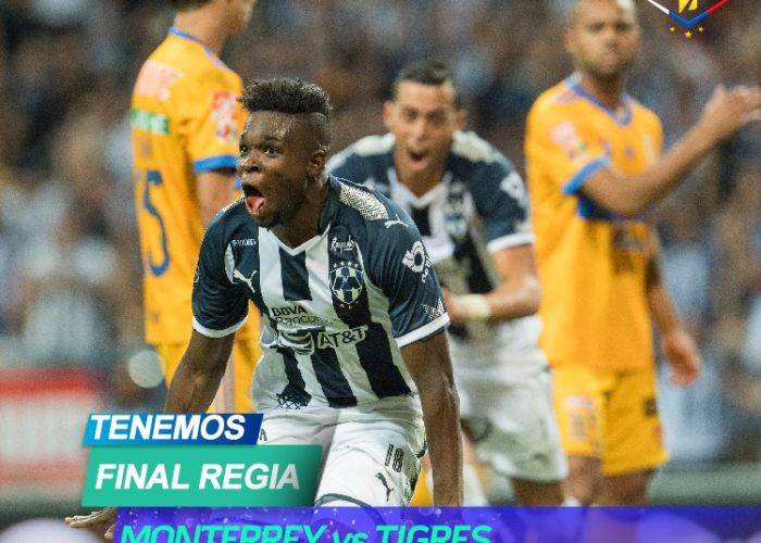 Final de la Liga Mx. Foto: Monterrey vs Tigres/Twitter @AztecaDeportes