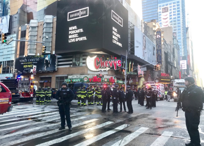 Atentado en Nueva York. Foto: Twitter / NYPDnews