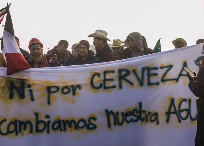 El acuífero del Valle de Mexicali es el segundo más sobreexplotado de México, no obstante las autoridades permitieron la instalación de una cervecera que absorberá 15 mm3 anuales.