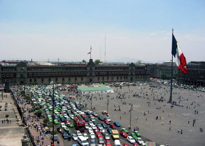 Zócalo. Foto: Zócalo Capitalino/Wikipedia