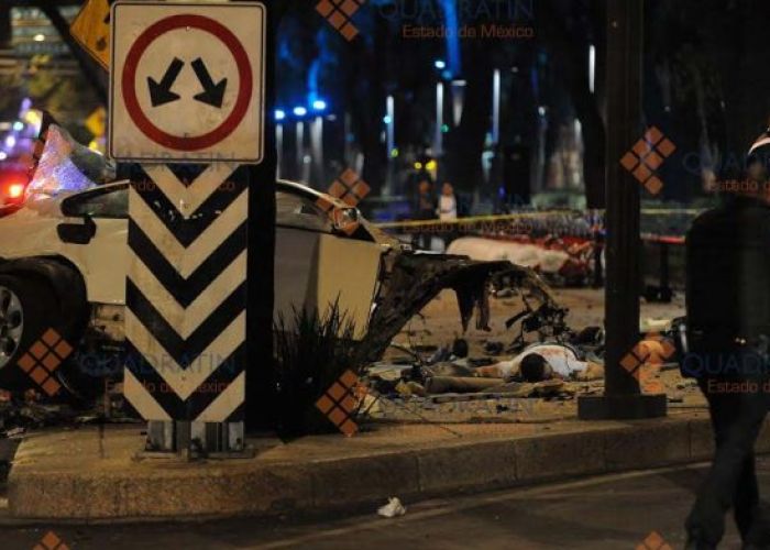 En marzo de esta año, un accidente vehicular en Paseo de la Reforma cobró cuatro vidas, el conductor -que sobrevivió al percance- era hombre.