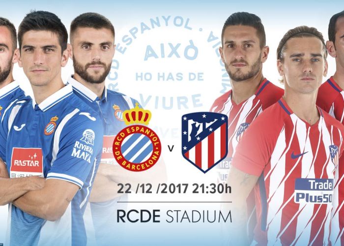 Espanyol vs Atlético de Madrid. Foto: Espanyol/Twitter @RCDEspanyol