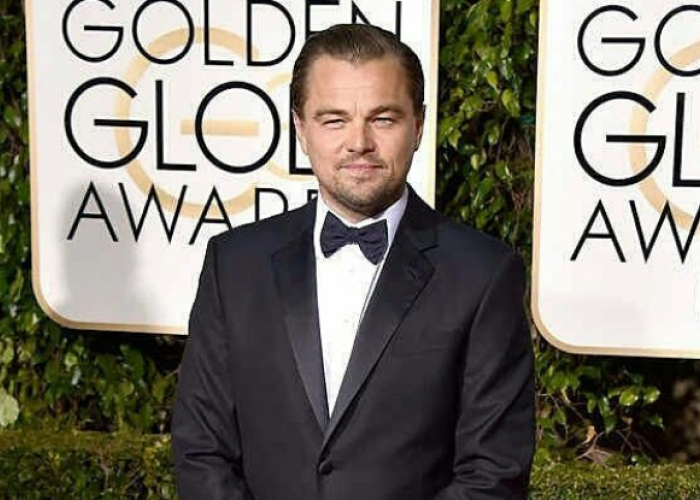 Leonardo di Caprio. Golden Globes. Foto: Instagram / earthlingsandy 