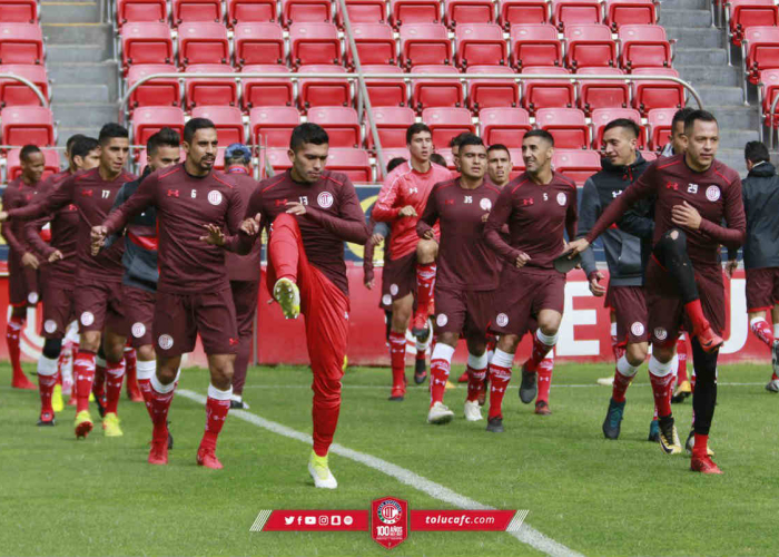 Toluca. Foto: Toluca/Twitter @TolucaFC