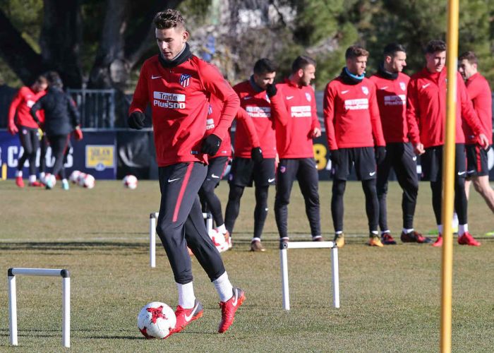 Entrenamiento del Atlético de Madrid. Foto: Atlético de Madrid/Twitter @Atleti