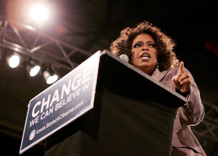 Con la etiqueta #Oprah2020 la empresaria fue señalada como una posible candidata a la presidencia de EU.
