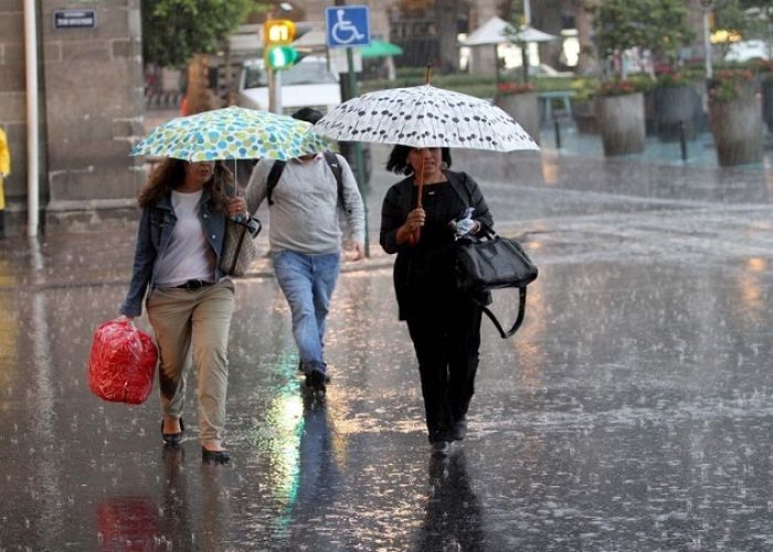 Hay altas probabilidades de lluvia en 23 estados de la República Mexicana.