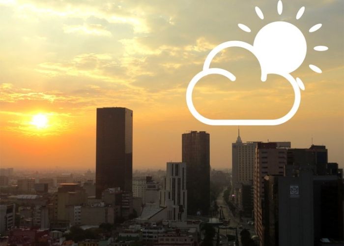 Pronóstico del tiempo en la Ciudad de México.