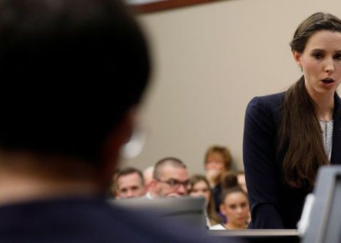 Rachel Denhollander fue la primera en generar una denuncia penal en contra de Larry Nassar en 2016. 