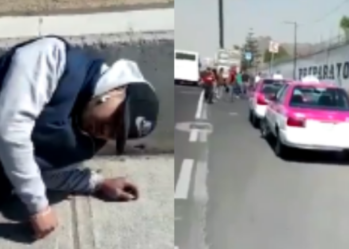 Los ladrones pretendían asaltar un autobus en la México-Puebla cuando un militar les disparó. Foto: Twitter