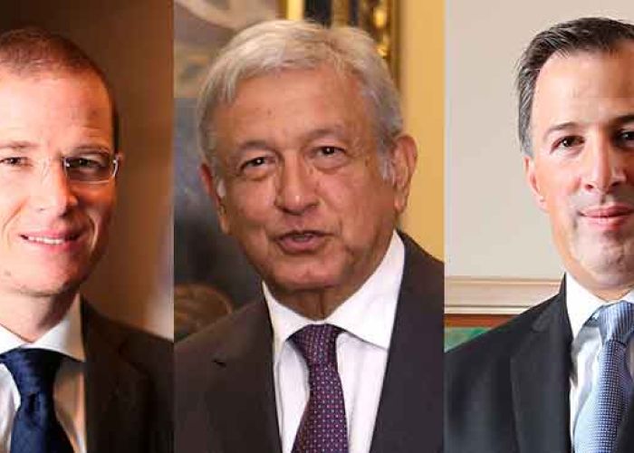 Como precandidatos únicos Anaya, López Obrador y Meade recorrieron toda la República.