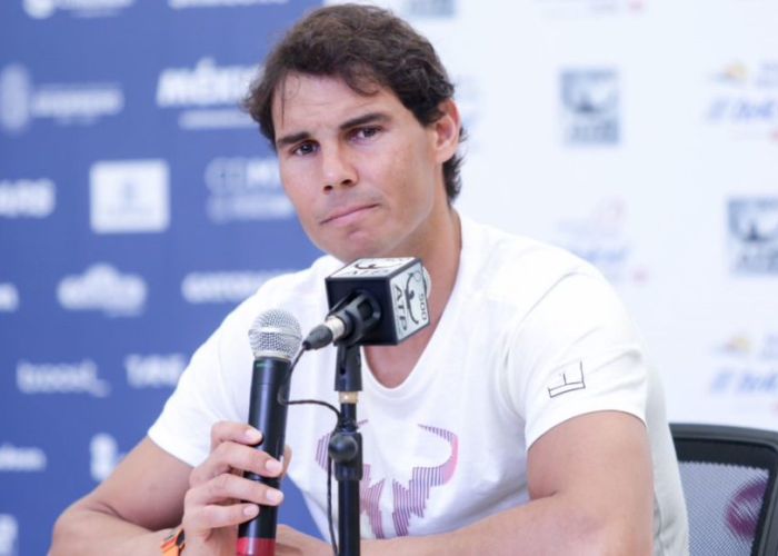 Rafael Nadal se dio de baja del Abierto Mexicano de Tenis por lesión que también lo hizo abandonar el Abierto de Australia.