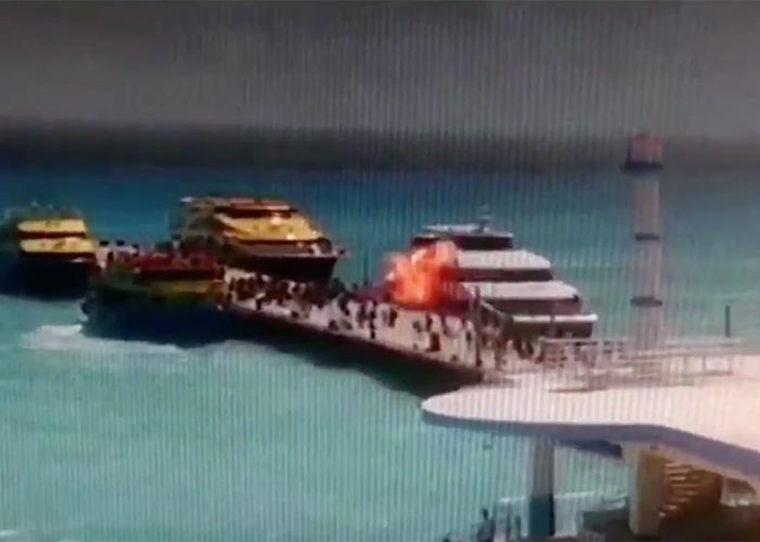 Hallazgos en la explosión del ferry demostraron a expertos que fue provocada.