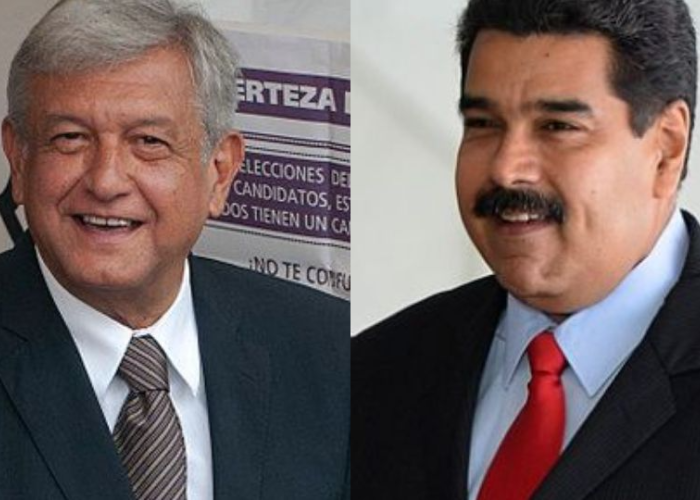 La supuesta nota del apoyo de Maduro a AMLO ha sido retomada por varios medios, sin embargo el video es un montaje. Fotos Wikicommons.