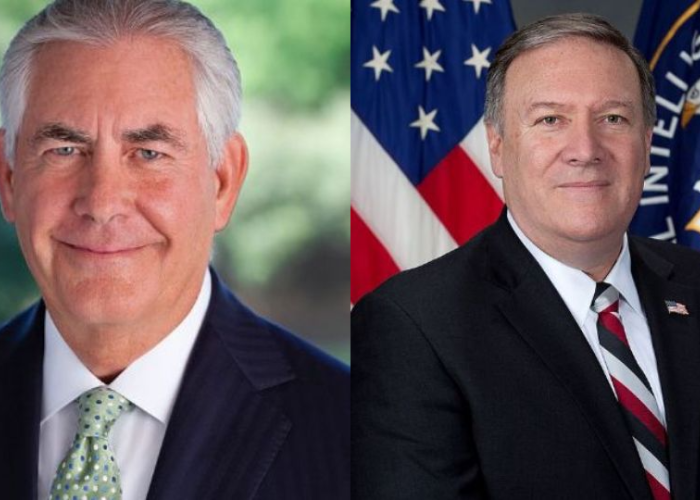 El ex secretario de estado Rex Tillerson fue CEO de Exxon Mobile, sin embargo no había ocupado un cargo público. Fotos: wikicommons