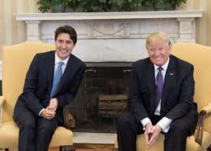 Trump acepta que le mintió a Justin Trudeau