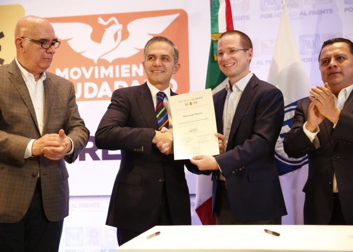 Foto: Miguel Ángel Mancera y Ricardo Anaya / Twitter @RicardoAnayaC