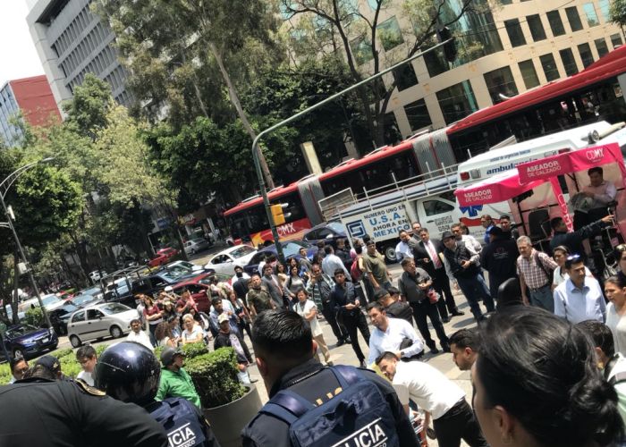 Foto: Asalto en Insurgentes Sur / Twitter @aguerocuba