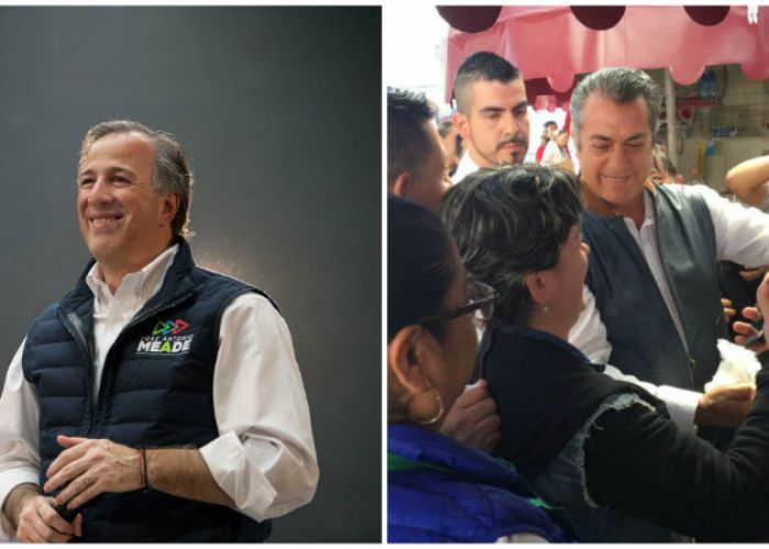 Meade-El Bronco/Fuente: Twitter @JoseAMeadeK y @JaimeRdzNL