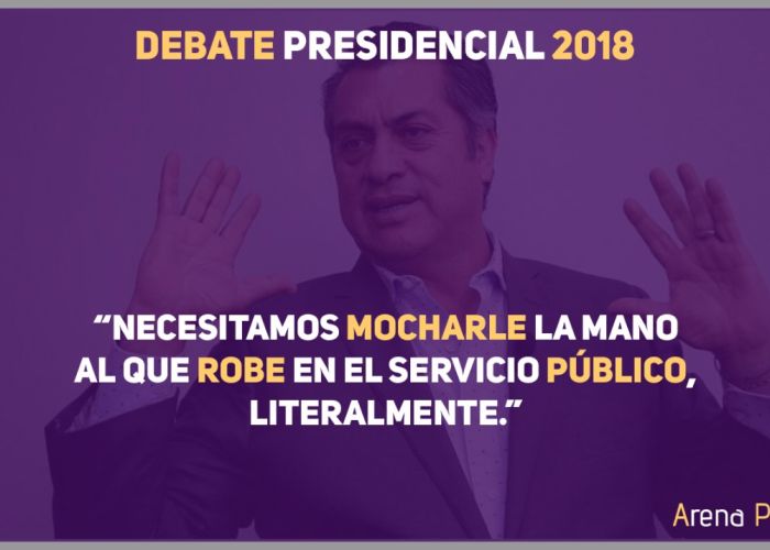 Las frases memorables no se hicieron esperar en el primer debate rumbo a la elección presidencial del 1ro de julio. 