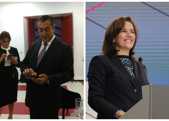 Jaime Rodríguez Calderón "El Bronco"-Margarita Zavala/Fuente: Twitter @JaimeRdzNL y @Mzavalagc