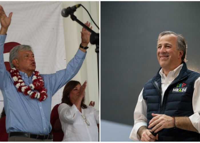 José Antonio Meade-Andrés Manuel López Obrador/Fuente: @JoseAMeadeK y @lopezobrador_