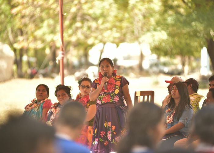 Marichuy líder indígena, quien ha lamentado que solo se tome en cuenta a las comunidades indígenas en época de elecciones.(Foto: vía Twitter)