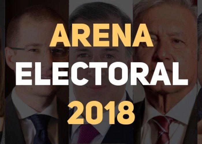 Arena Pública presenta los resultados de las encuestas presidenciales 2018 hoy 10 de mayo. 