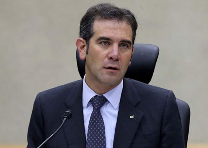 Consejero presidente del INE, Lorenzo Córdova. 